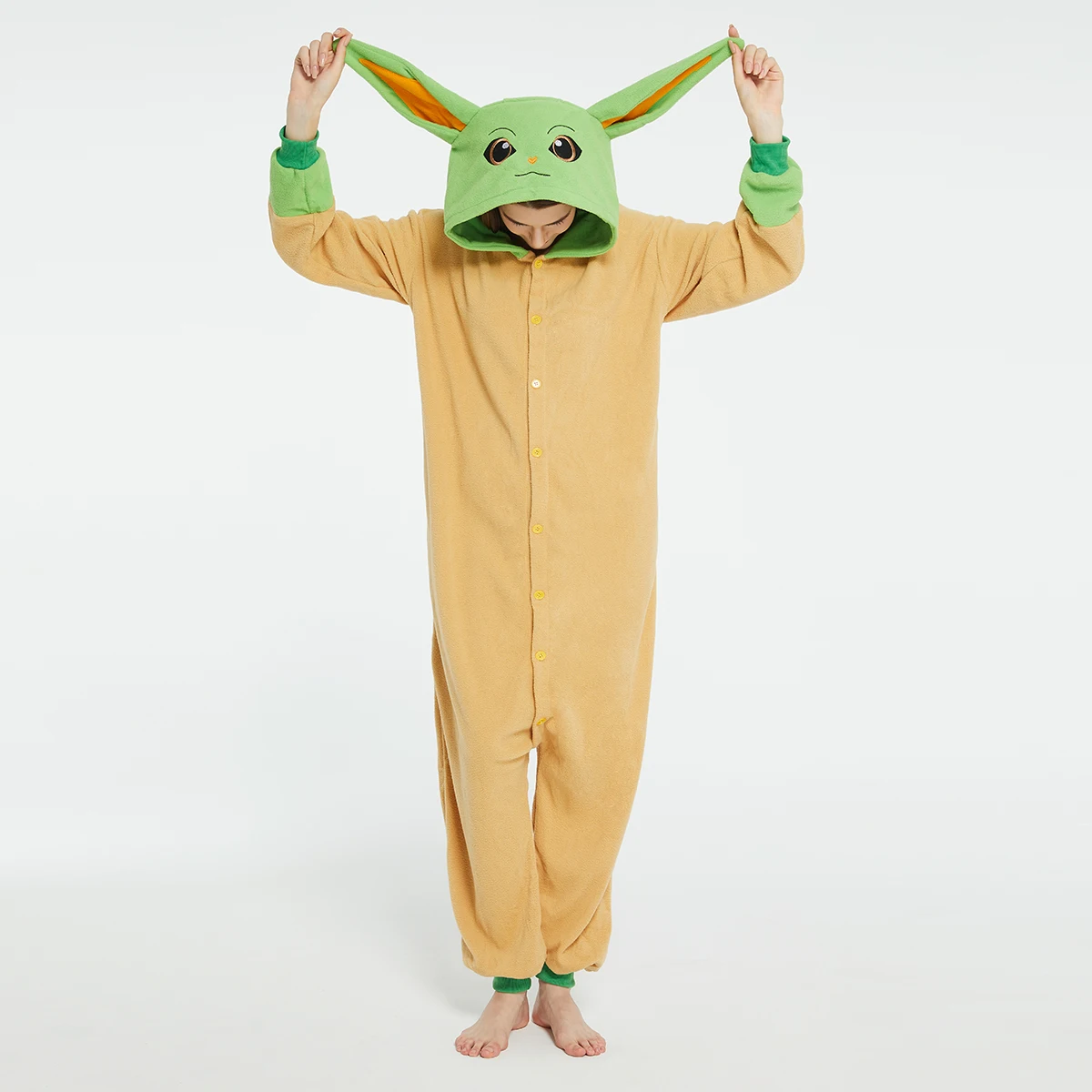 Baby Clothes - Volwassenen Yoda Baby Grogu Onesies Halloween