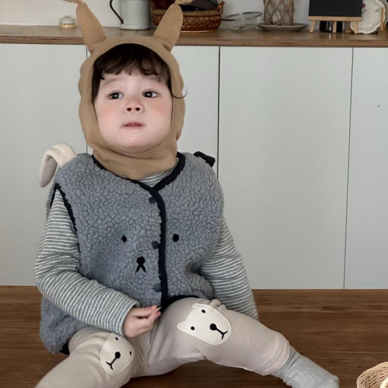 Toddler Boy Winter Fleece Jacket - 2025 Winter Nieuwe Baby Mouwloos Pluche