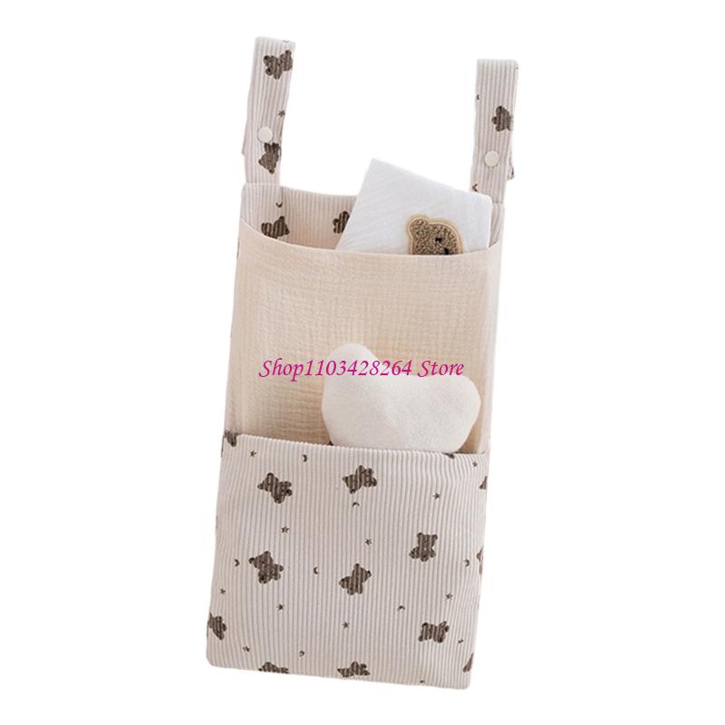 Diapering - Katoenen hangende baby-opbergorganisator voor luiers, speelgoedaccessoires,