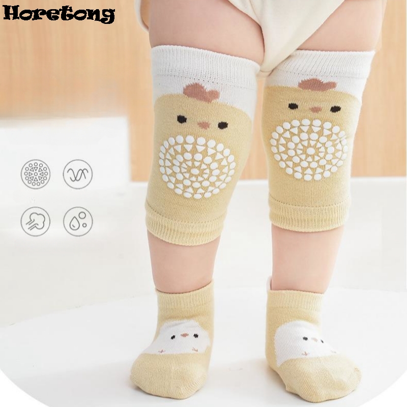 Unisex Baby Socks Non Slip - Zomerse ademende kniebeschermers voor baby's +