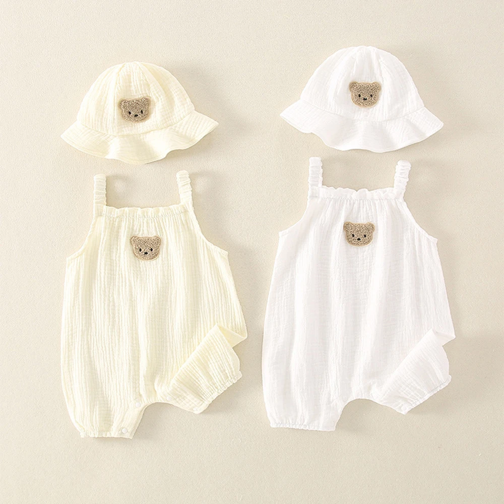Baby Clothes - Super schattige geborduurde klimkledingset, gepersonaliseerd op