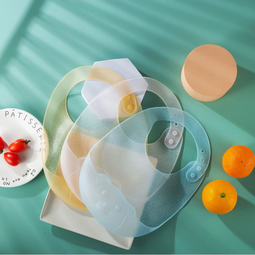 Baby-eesslab, aanvullend voeds - Waterproof Baby Bibs Silicone recensie en prijs