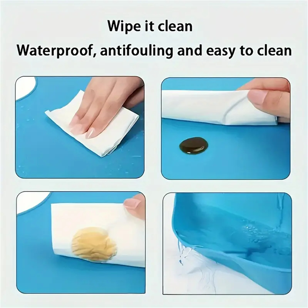 Grote siliconen slabbetjes voo - Waterproof Baby Bibs Silicone recensie en prijs