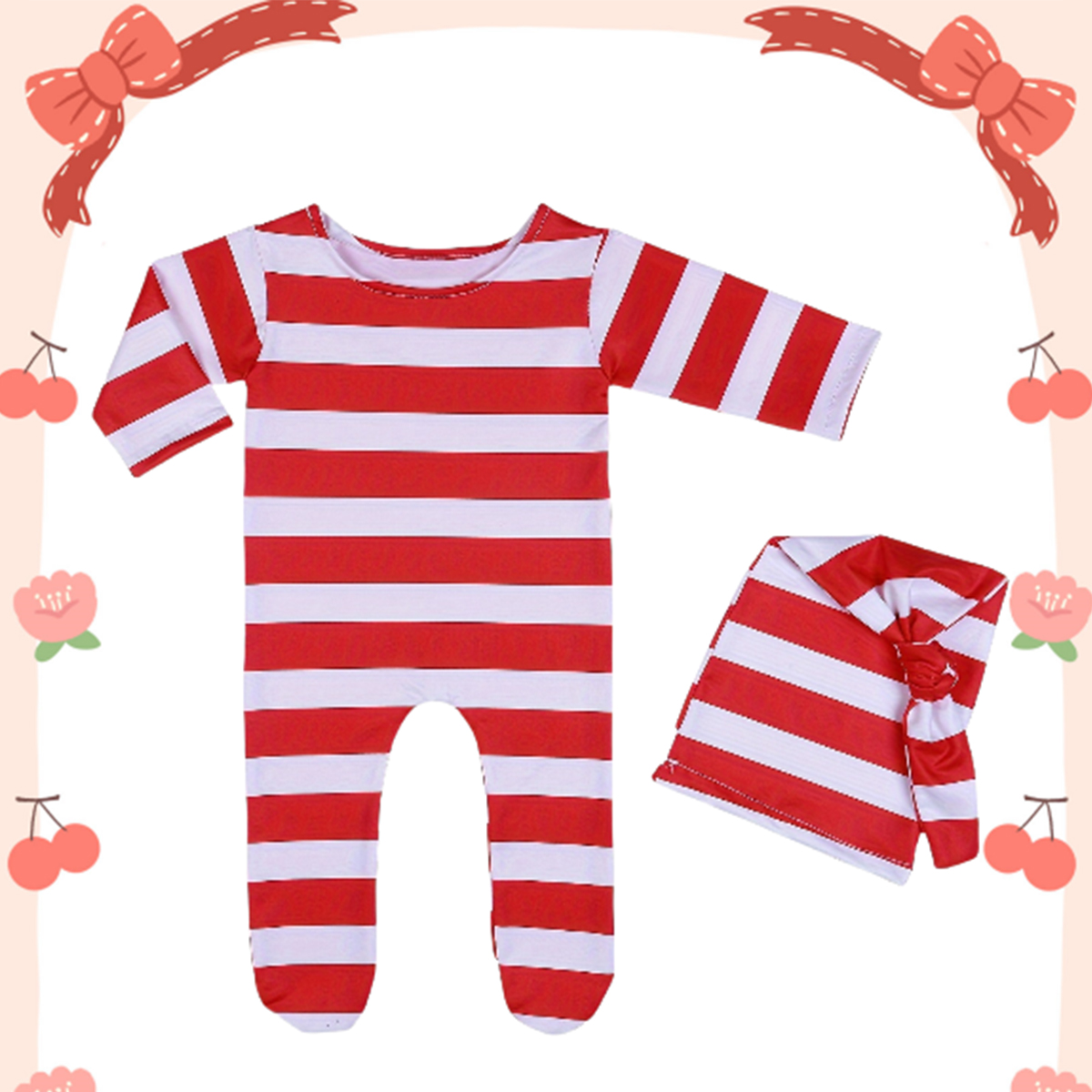 Ylsteed rode jumpsuit voor pas - Infant Photography Props Outfit recensie en prijs
