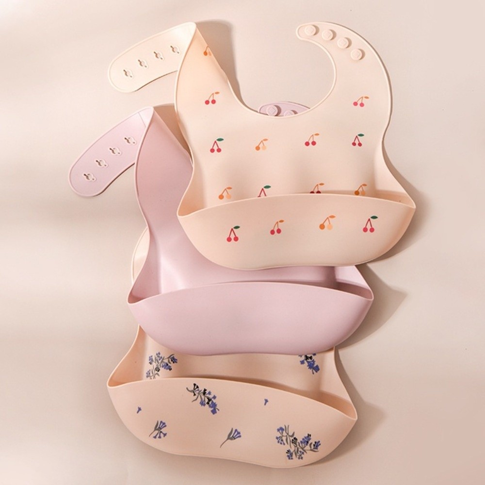 Nieuwe siliconen baby-eetslab  - Waterproof Baby Bibs Silicone recensie en prijs