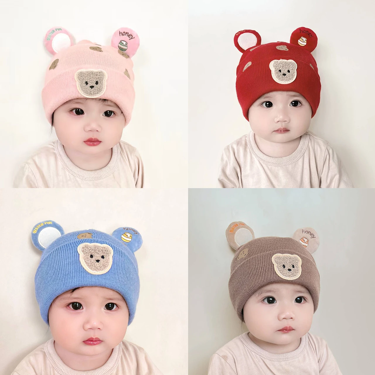 Winter warme babymuts schattig - Infant Beanie Hat With Ears recensie en prijs